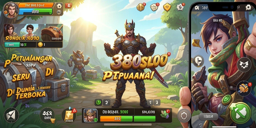 Tampilan gameplay seru di dunia Open World 380SLOT.