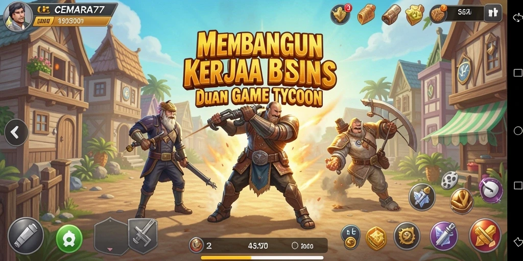 Tampilan gameplay Tycoon yang seru dan menarik dari CEMARA77.