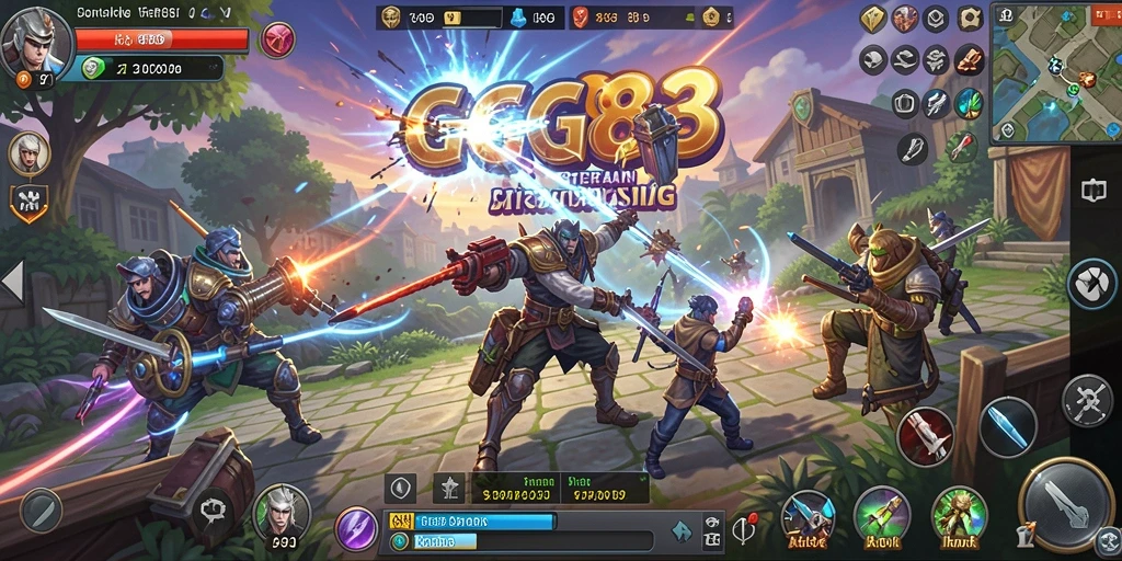 Screenshot GGG888 menunjukkan aksi pertempuran strategis yang mendebarkan.