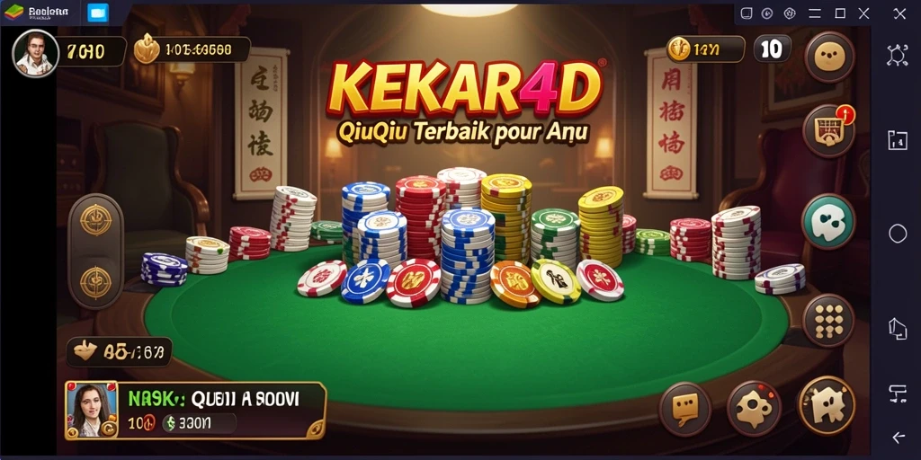 Tampilan seru permainan QiuQiu di KEKAR4D.