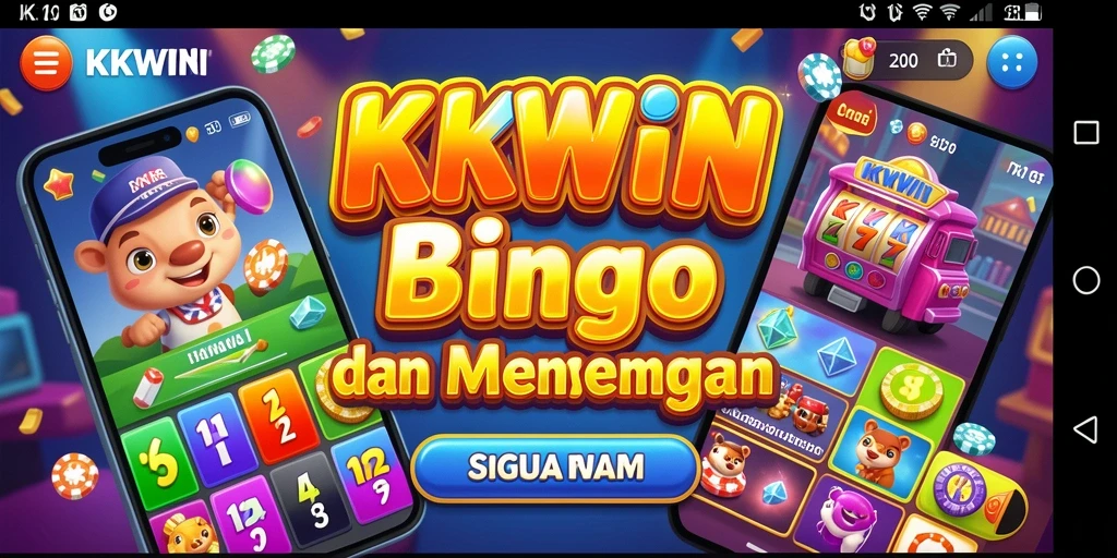 Tampilan gameplay Bingo yang menarik dan interaktif.