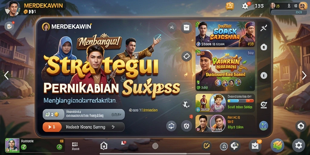 Tangkapan layar menunjukkan gameplay seru dalam MERDEKAWIN.