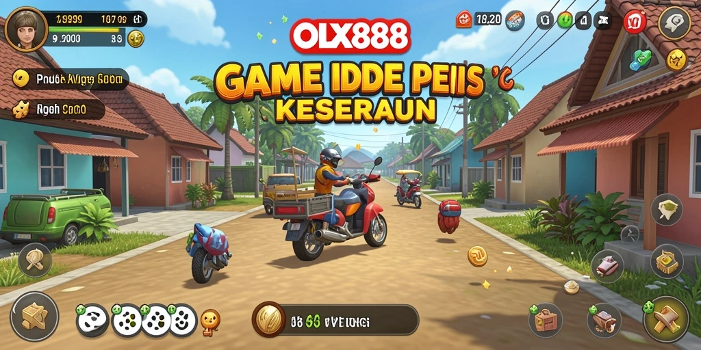 Tampilan menarik OLX888 saat beraksi dalam gameplay Idle.