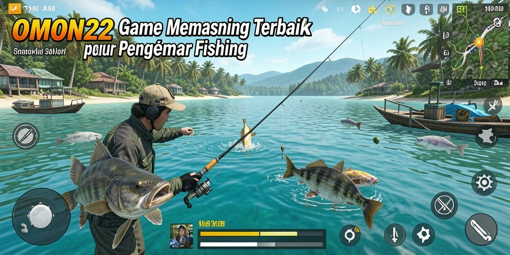 Tangkapan besar di layar game OMON22 yang penuh warna.