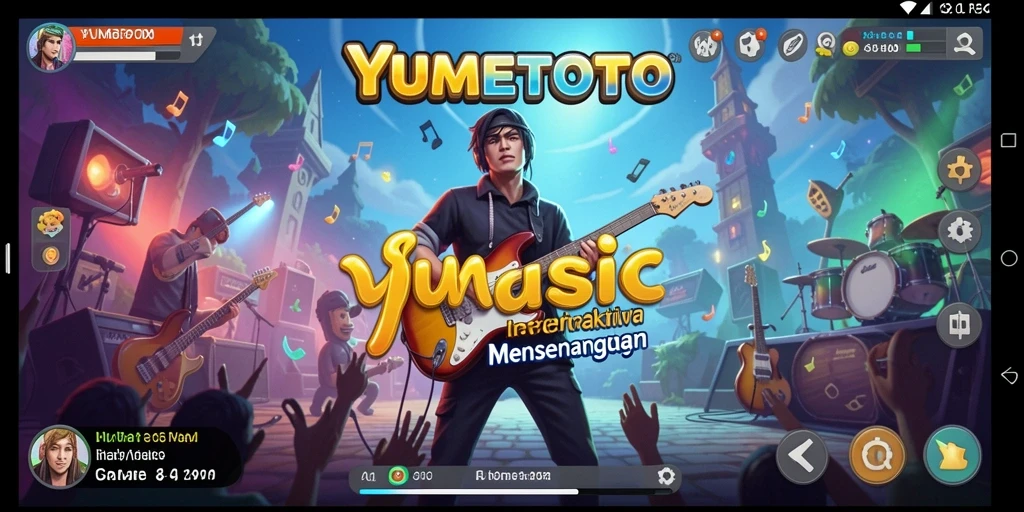 Screenshot utama YUMETOTO menampilkan gameplay yang seru dan interaktif.